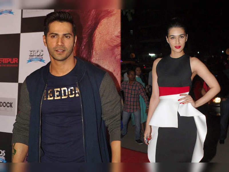 Varun Dhawan Varun Dhawan Kriti Sanon Begin Shooting For Srk Kajol