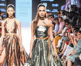Edgy designs dominate LFW 2015