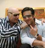 Fardeen with his father