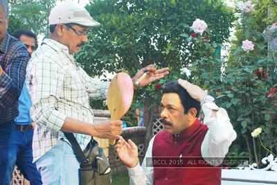 Govind Namdev shoots in Lucknow