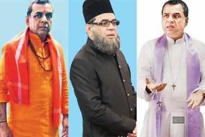 Paresh Rawal’s different avatars in the comedy film Dharam Sankat Mein