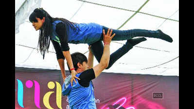 50 students pariticiapte in dance compeition during annual fest at IMS college in Noida