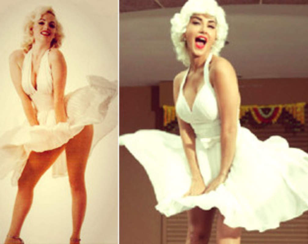 
Sunny Leone does a Marilyn Monroe
