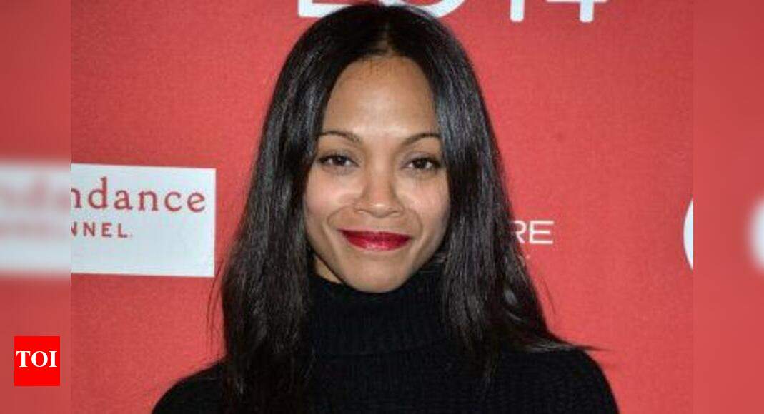 Going back to work after twins will be painful Zoe Saldana English