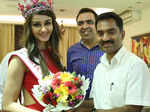 Miss India Aditi Arya's homecoming: In Pics