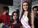 Miss India Aditi Arya's homecoming: In Pics