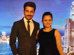 Nehalaxmi, Dheeraj @ promotional event