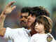 Shah Rukh Khan instructs AbRam at KKR match?