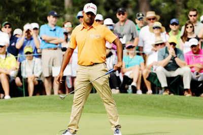 Lahiri concludes Augusta Masters campaign at tied 49th