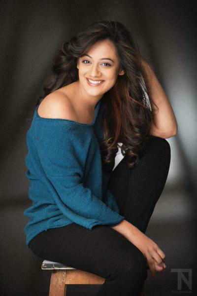 Spruha flaunts her new look