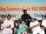 Pawar & Asha’s wax statue unveiling