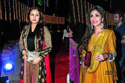 Shilpa Shetty, Jeetendra attend Guru Nanak Khalsa College, Matunga's Baisakhi function in Mumbai