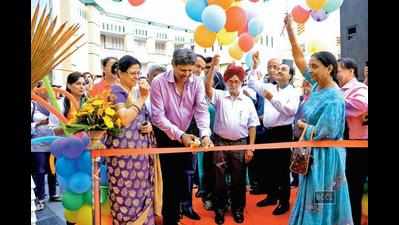 Kapil Dev inaugurates sports complex at Gyanshree School in Noida