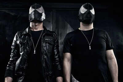 Italian electro house duo The Bloody Beetroots at concert in Mumbai tonight