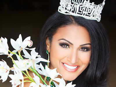 The first Indian-American to be crowned Miss America