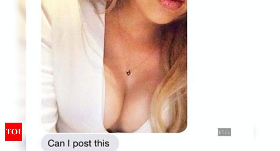 Khloe sends bro-in-law a cleavage shot - Times of India