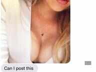 Khloe sends bro-in-law a cleavage shot