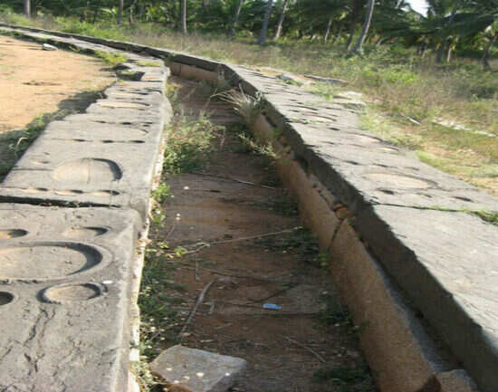 Bhojana shala and bridge
