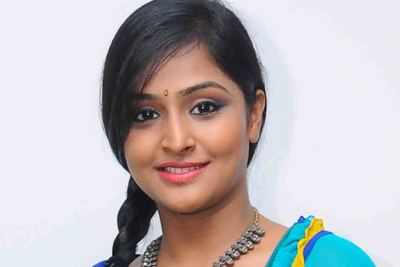 Remya Nambeesan snapped at the launch of a production house in Kochi