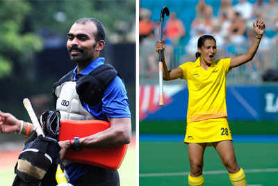 PR Sreejesh and Rani Rampal adjudged joint winners for TOISA Hockey Player of the Year Award