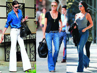 Flared jeans make a comeback to everyday fashion