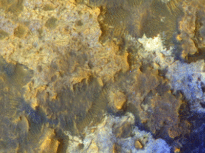 Nasa rover captures blue sunset on Mars
