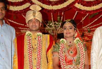 Nithin and Akhila tie the knot at JRC Convention Centre in Hyderabad ...