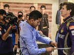 KKR Team @ Manyavar Store