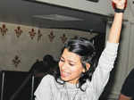 Aakansha during the Super Saturday Night Photogallery - Times of India
