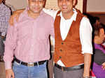 Binit and Asif during a musical evening Photogallery - Times of India
