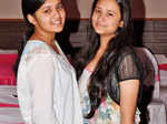 Muskan and Kirti during a musical evening Photogallery - Times of India