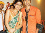 Monali and Abhishek during the farewell party Photogallery - Times of India