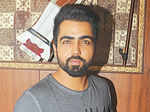 Hardy Sandhu during the party Photogallery - Times of India