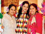 (L-R) Ritika, Shikha and Radhika during the party Photogallery - Times of India