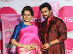 Kangana Ranaut and R. Madhavan during the promotional event of film Tanu Weds Manu Returns in Mumbai. Photogallery Times of India