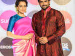 Kangana Ranaut and R. Madhavan during the promotional event of film Tanu Weds Manu Returns Photogallery Times of India