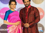 Kangana Ranaut and R. Madhavan during the promotional event of film Tanu Weds Manu Returns Photogallery Times of India