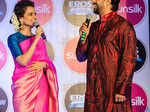 Kishore Lulla, Kangana Ranaut and R. Madhavan during the promotional event of film Tanu Weds Manu Returns Photogallery Times of India