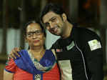 Aadesh Chaudhary and his mother during a cricket match - Photogallery - Times of India