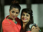 Ridheema Tiwari and Roop Durgapal during a cricket match - Photogallery - Times of India