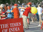 Participants during the Raahgiri celebrations Photogallery - Times of India