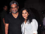 R. Balki and Gauri Shinde at the success party of Bollywood film Piku Photogallery - Times of India