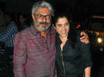 Sanjay Leela Bhansali with Shabina Khan at the success party of Bollywood film Piku Photogallery - Times of India