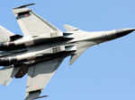 According to reports, the two pilots flying the plane managed to eject safely Photogallery - Times of India