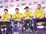 Mohit Sharma (L) and Pawan Negi with other team-mates during an event Photogallery - Times of India