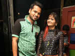 Karun and Sumit during a party Photogallery - Times of India