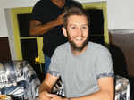 Andrew Tye during a celebratory dinner Photogallery - Times of India