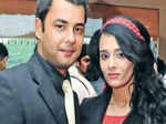 Stuart Binny with Mayanti Langer who is a sports anchor Photogallery - Times of India