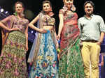 Rajdeep Ranawat poses with models during a fashion show Photogallery - Times of India