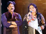 Shishupal Singh and Madhu Chopra during a fashion show Photogallery - Times of India